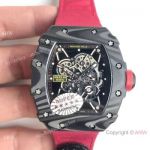 Best Replica Richard Mille RM 35-01 Rafael Nadal watch Carbon Case Red Strap_th.jpg